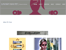 Tablet Screenshot of lindseymayfit.com